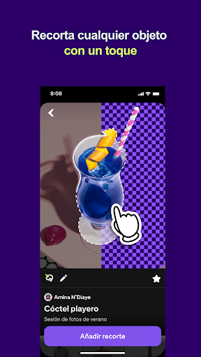 Captura de pantalla de Shuffles de Pinterest