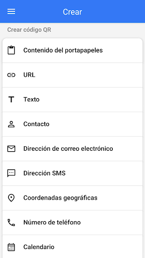 Captura de pantalla de Lector de código QR