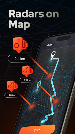 Radar, GPS & Speedometer screenshot