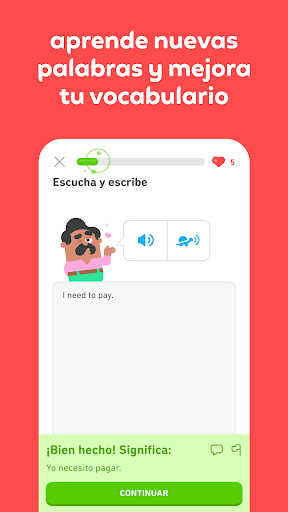 Captura de pantalla de Duolingo: Aprende Idiomas