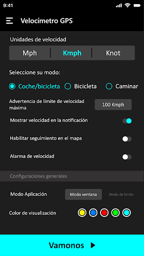Captura de pantalla de velocimetro gps - Odometer