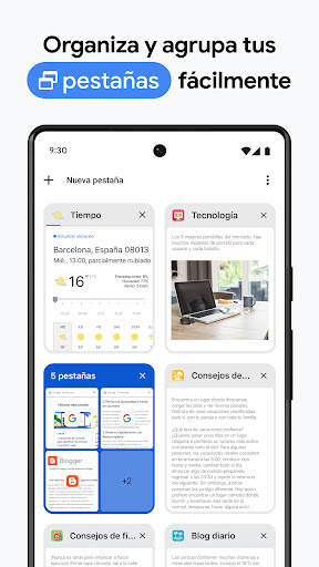 Captura de pantalla de Google Chrome
