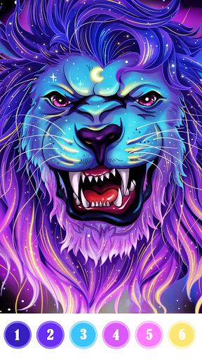 Captura de pantalla de Paint Color: juego de colorear