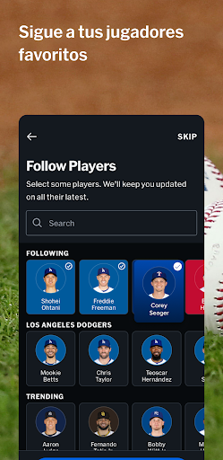 Captura de pantalla de MLB