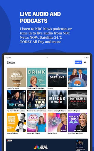 Captura de pantalla de NBC News: Breaking News & Live