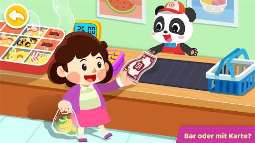 Baby Pandas Stadt: Supermarkt Screenshot