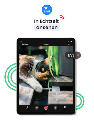 Überwachungskamera App: Visory Screenshot