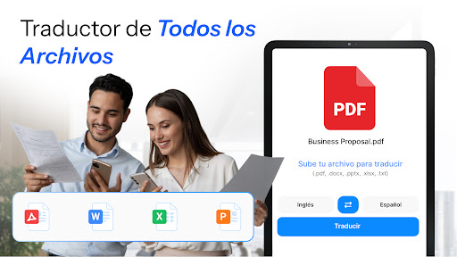 Captura de pantalla de Traducción: IA, Cámara y Voz