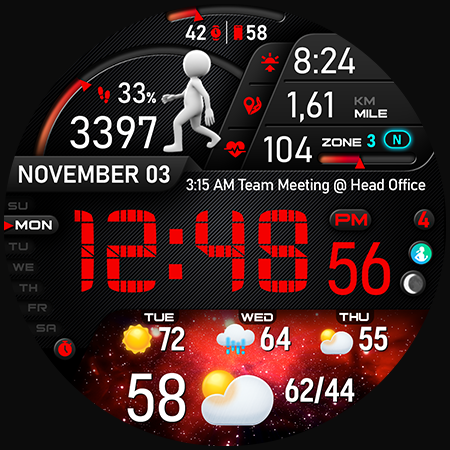 Captura de pantalla de PER23 Digital Watch Face