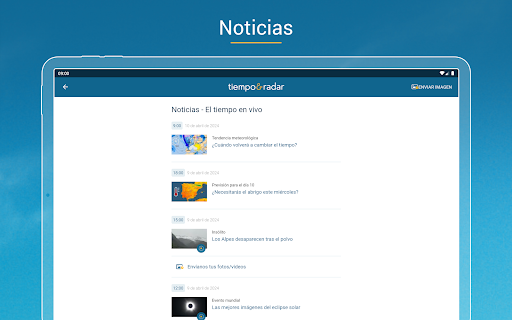 Captura de pantalla de Tiempo & Radar
