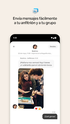 Captura de pantalla de Airbnb