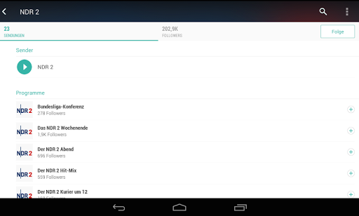 TuneIn Radio Pro Screenshot