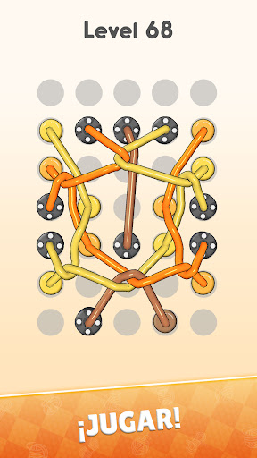 Captura de pantalla de Tangle Rope: Desatar Maestro
