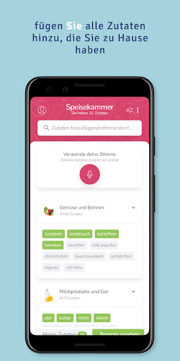 Supercook-Rezeptgenerator Screenshot