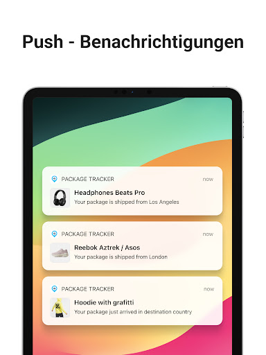 Sendungsverfolgung - paket app Screenshot