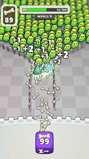 Captura de pantalla de Dice vs Monsters: Defensa Idle