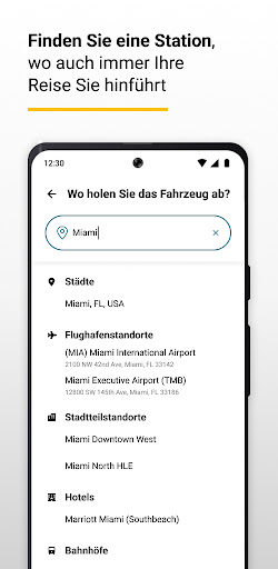 Hertz Mietwagen – jetzt buchen Screenshot
