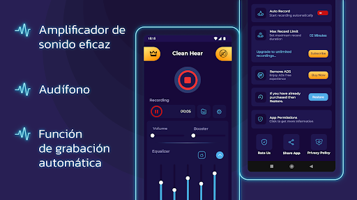 Captura de pantalla de Amplificador de sonido y voz