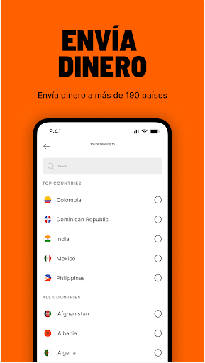 Captura de pantalla de Ria Money Transfer