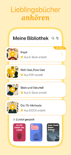 Listen AI: Text zu Sprache Screenshot