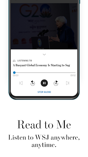 The Wall Street Journal. News screenshot
