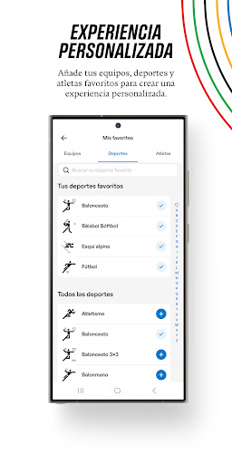 Captura de pantalla de Olímpicos™ Deportes y Noticias
