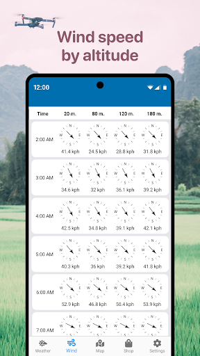 Captura de pantalla de Drone Forecast: DJI UAV Volar