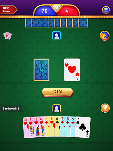Captura de pantalla de Gin Rummy - Classic Cards Game