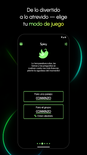 Captura de pantalla de Verdad o Reto