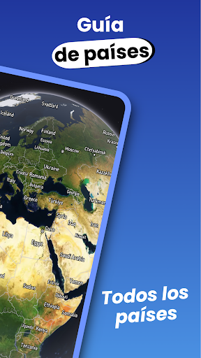 Captura de pantalla de Mapa del mundo & Países
