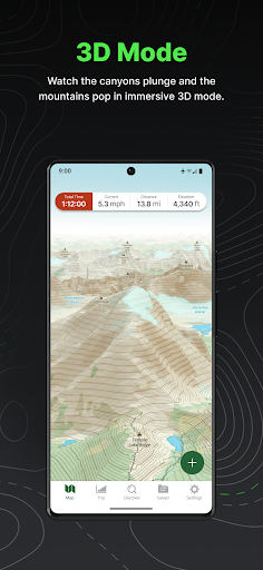 Captura de pantalla de Gaia GPS (Mapas Topográficos)
