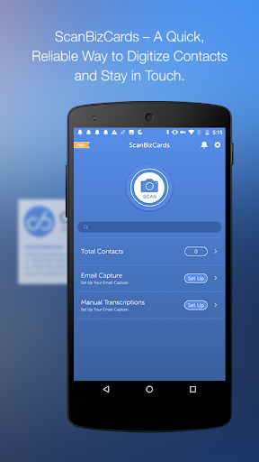 Captura de pantalla de ScanBizCards Premium