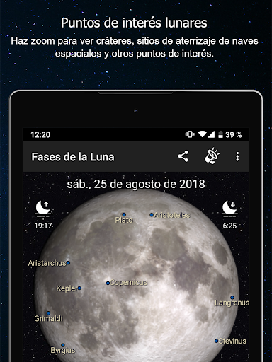 Captura de pantalla de Fases de la Luna Pro