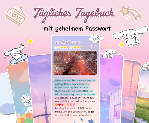 Mein Gesperrt Daily Tagebuch Screenshot