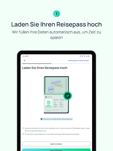 iVisa: Online-Reisevisa Screenshot