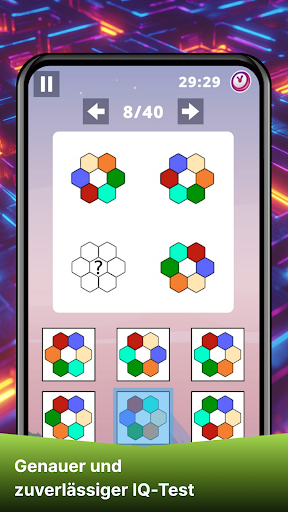 IQ-Test: Logik & Gehirnjogging Screenshot
