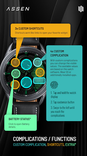 S4U Assen - Hybrid watch face screenshot