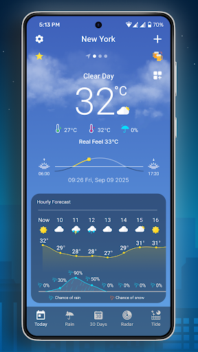 Captura de pantalla de 9Weather: Radar El Tiempo