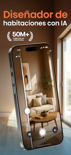 Captura de pantalla de Home AI – Diseño Interior IA