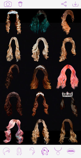 Virtual Hair Style Changer screenshot