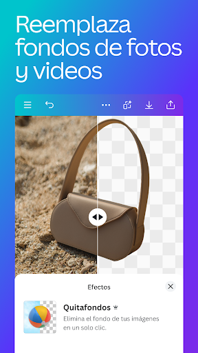 Captura de pantalla de Canva: Editor de Video y Fotos