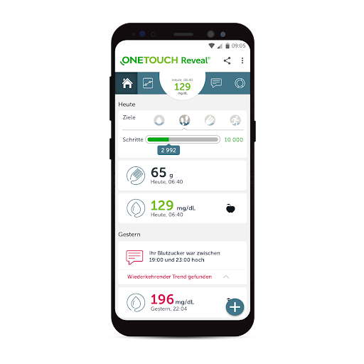 ​OneTouch Reveal® App Screenshot