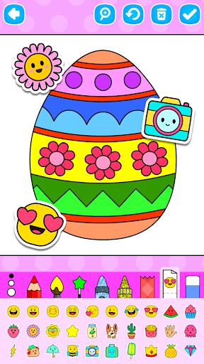 Easter Egg Coloring Pages Screenshot