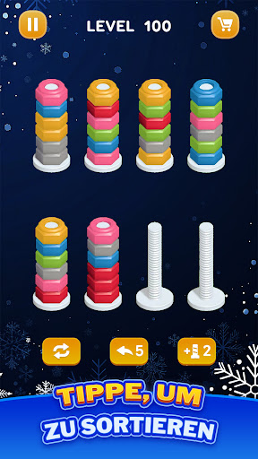 Muttern Sortieren - Farbspiel Screenshot