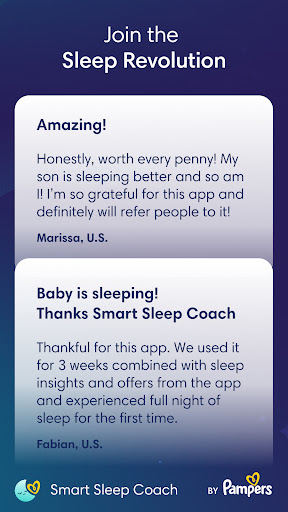 Captura de pantalla de Smart Sleep Coach by Pampers™