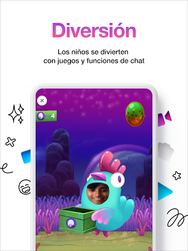 Captura de pantalla de Messenger Kids – La app de men