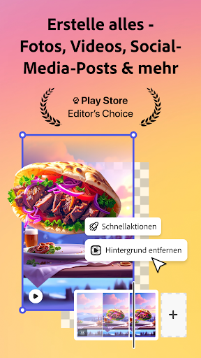 Adobe Express: KI Foto, Video Screenshot