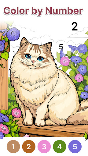 Captura de pantalla de Anima Color - Paint by Number