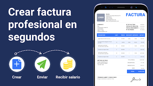 Captura de pantalla de InvoiceBase - Factura app