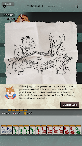 Captura de pantalla de Kemono Mahjong